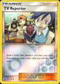 TV Reporter 149/168 Uncommon Celestial Storm Pokemon Reverse Holo Near Mint
