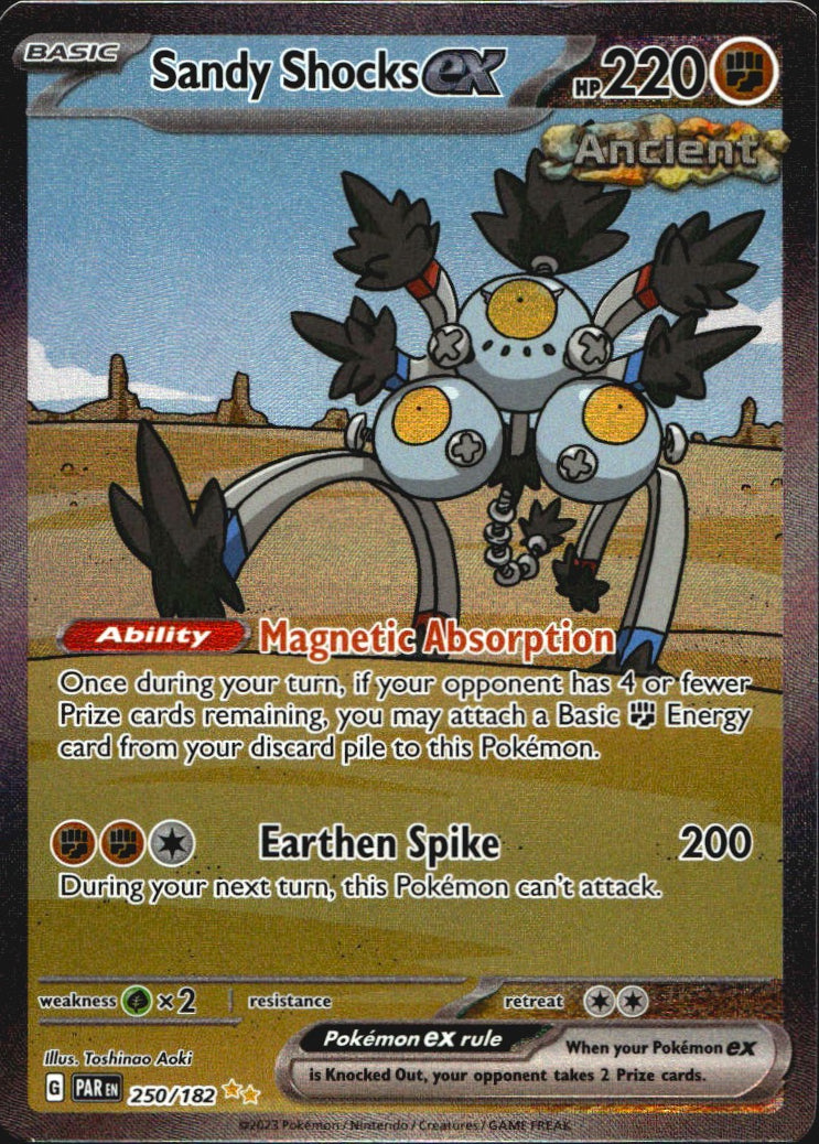 Sandy Shocks ex 250/182 Special Illustration Rare Paradox Rift Pokemon Near Mint