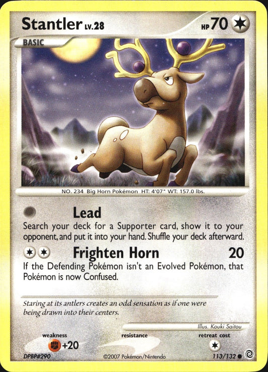 Stantler 113/132 Common Secret Wonders Pokemon Near Mint