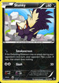 Stunky 53/106 Common Flashfire Pokemon Reverse Holo Near Mint