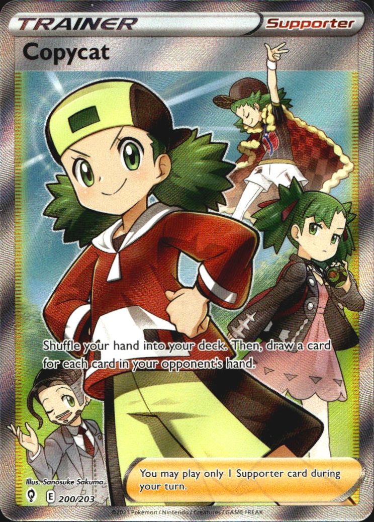 Copycat 200/203 Rare Ultra Evolving Skies Pokemon Near Mint