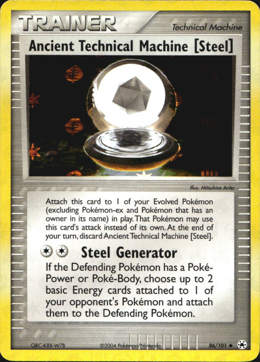 Ancient Technical Machine [Steel] 86/101 Hidden Legends Pokemon Reverse Holo NM