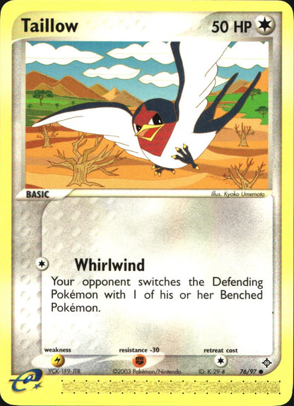 Taillow 76/97 Common Dragon Pokemon Near Mint