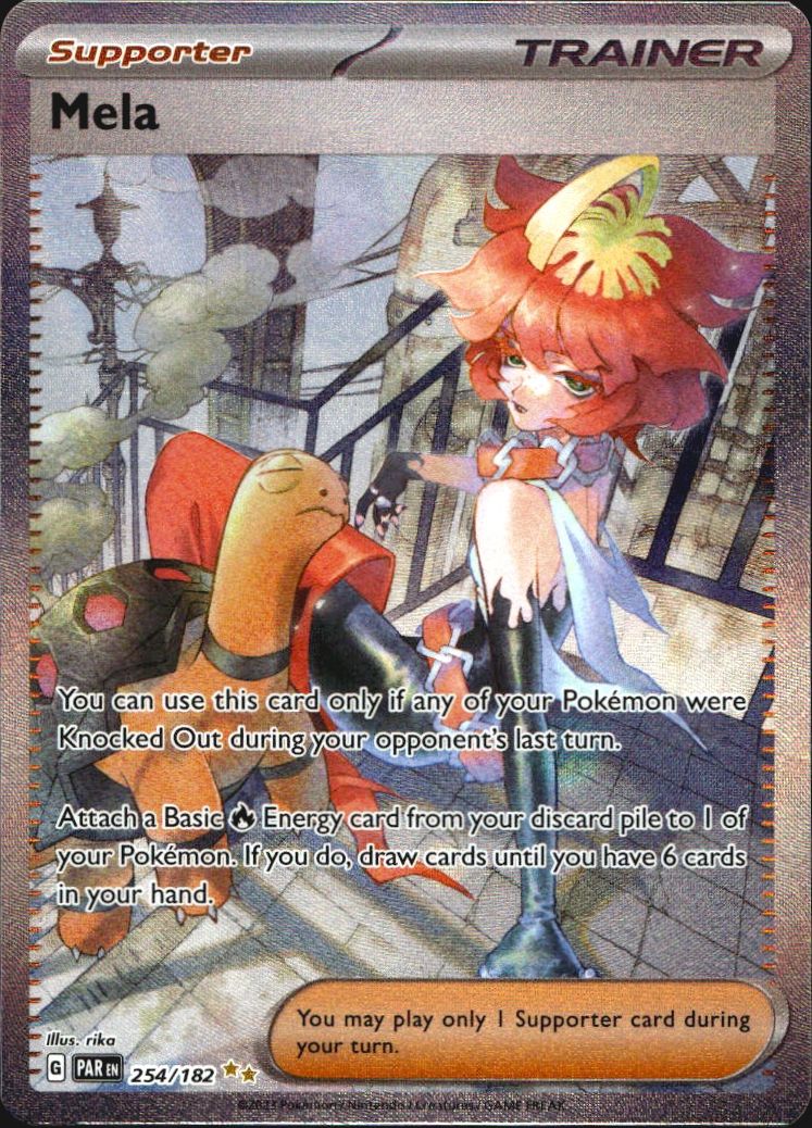 Mela 254/182 Special Illustration Rare Paradox Rift Pokemon Near Mint