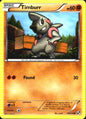 Timburr 58/114 Common Black & White Pokemon Near Mint