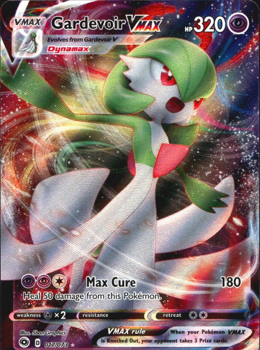 Gardevoir VMAX 017/073 Holo Rare VMAX Champion's Path Pokemon Near Mint