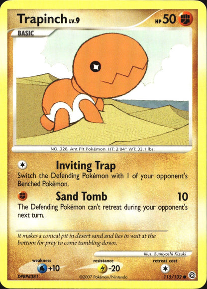 Trapinch 115/132 Common Secret Wonders Pokemon Near Mint