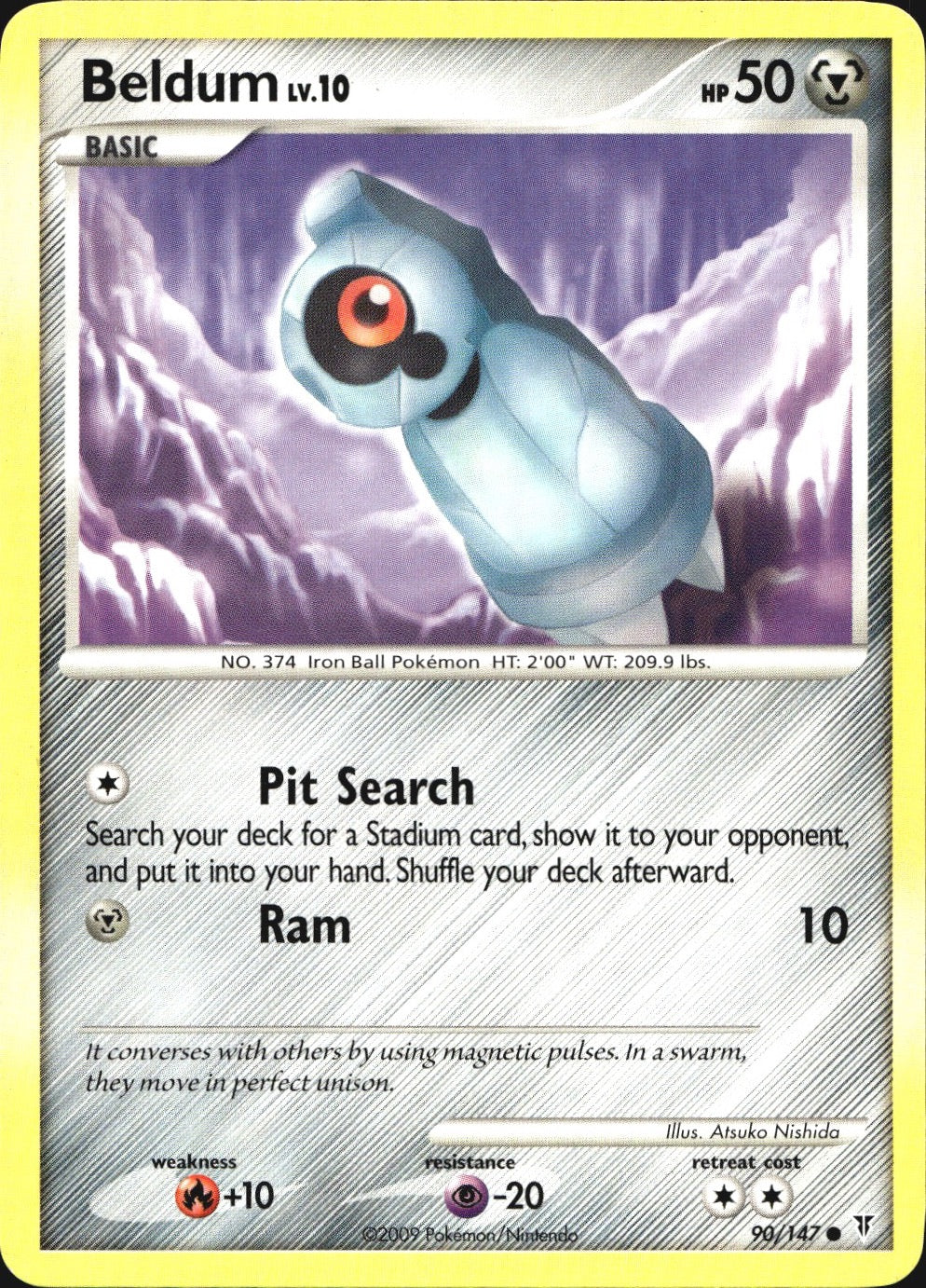 Beldum 90/147 Common Supreme Victors Pokemon Near Mint