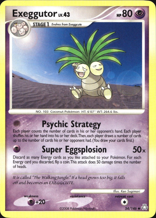 Exeggutor 54/146 Uncommon Legends Awakened Pokemon Near Mint