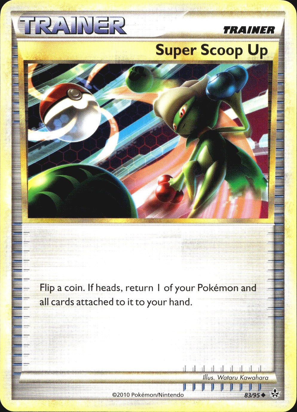 Super Scoop Up 83/95 Uncommon HGSS Unleashed Pokemon Near Mint