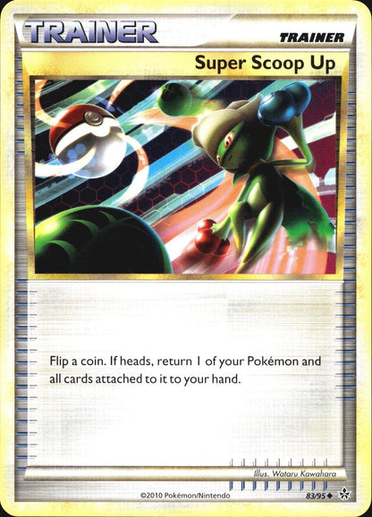 Super Scoop Up 83/95 Uncommon HGSS Unleashed Pokemon Near Mint
