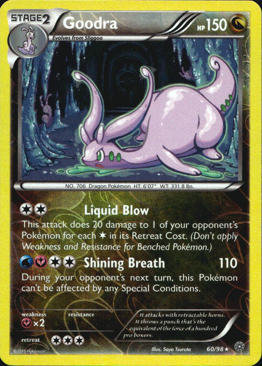 Goodra 60/98 Holo Rare Ancient Origins Pokemon Reverse Holo Near Mint