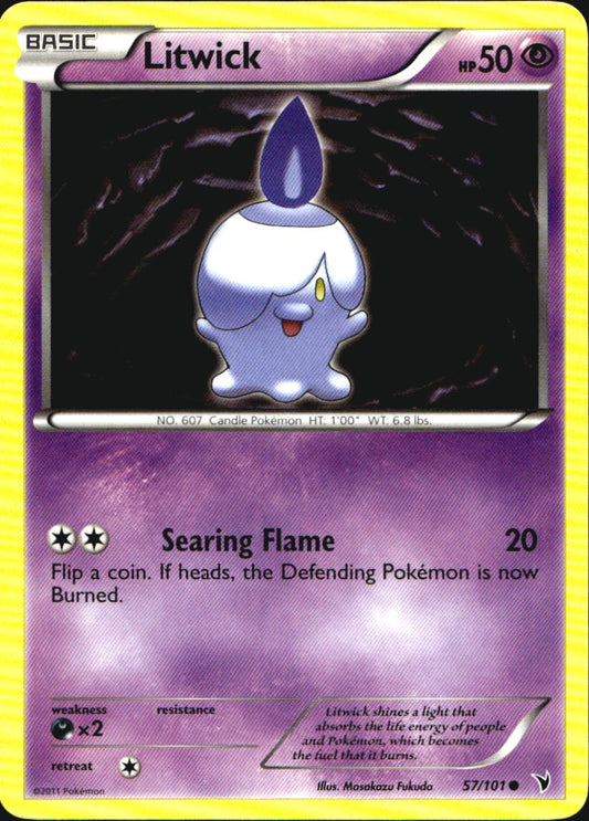 Litwick 57/101 Common Noble Victories Pokemon Near Mint