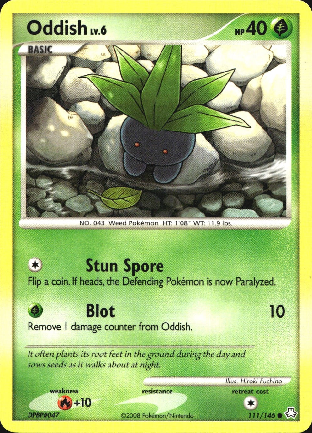 Oddish 111/146 Common Legends Awakened Pokemon Near Mint