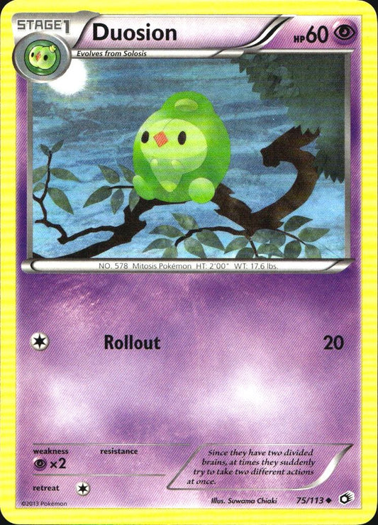 Duosion 75/113 Uncommon Legendary Treasures Pokemon Near Mint