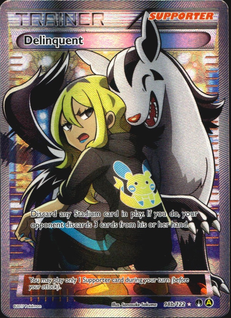 Delinquent 98b/122 Rare Ultra BREAKpoint Pokemon Near Mint