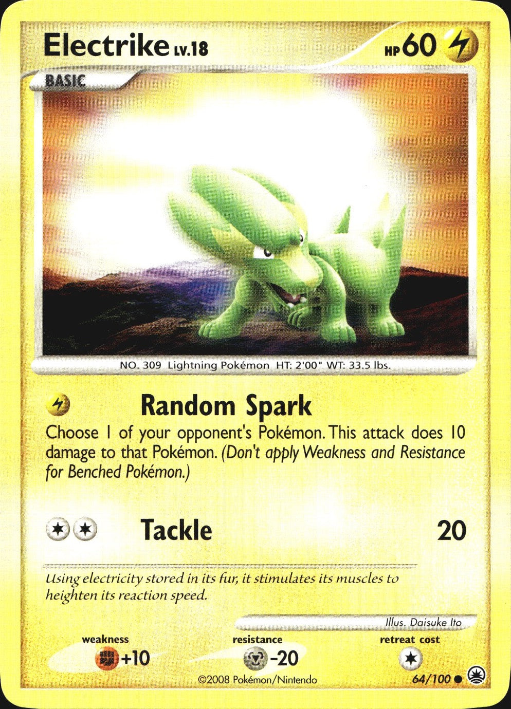 Electrike 64/100 Common Majestic Dawn Pokemon Near Mint