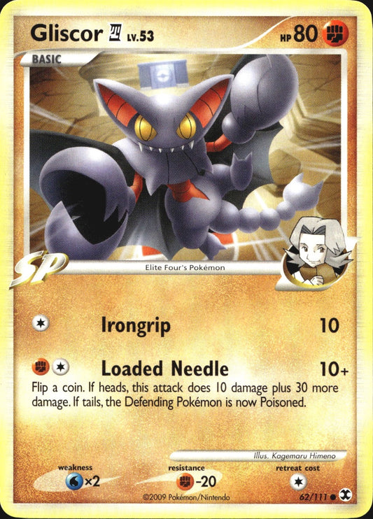 Gliscor E4 62/111 Common Rising Rivals Pokemon Near Mint