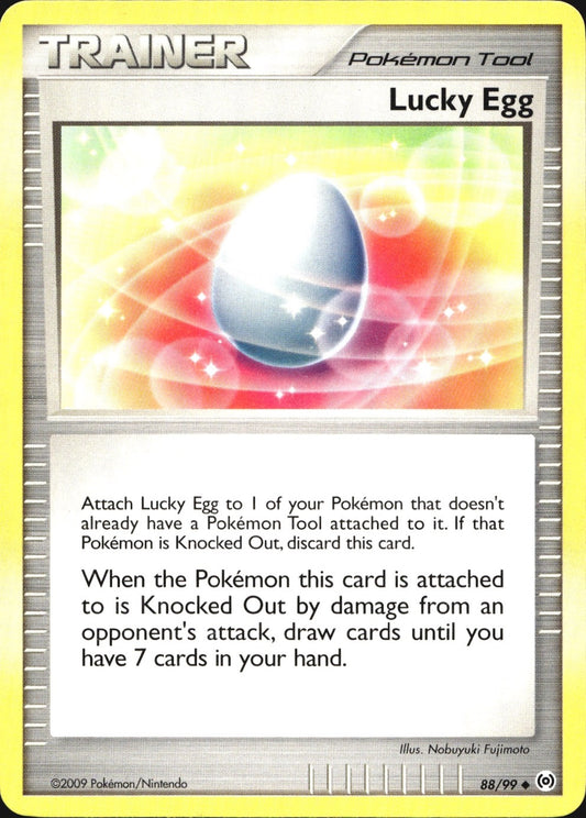 Lucky Egg 88/99 Uncommon Arceus Pokemon Near Mint