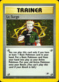Lt. Surge 17/132 Holo Rare Gym Heroes Pokemon Near Mint