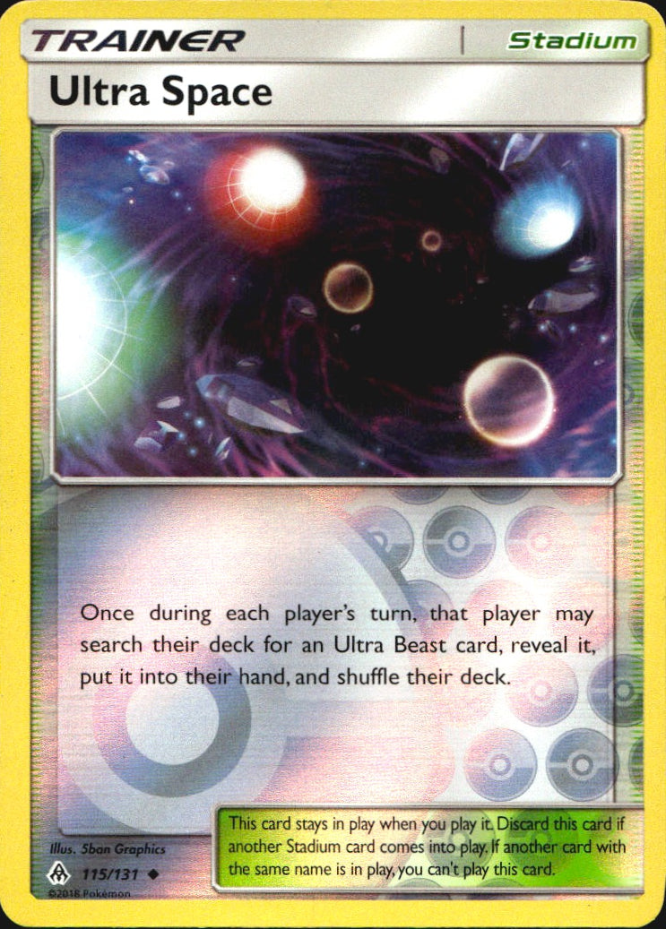 Ultra Space 115/131 Uncommon Forbidden Light Pokemon Reverse Holo Near Mint
