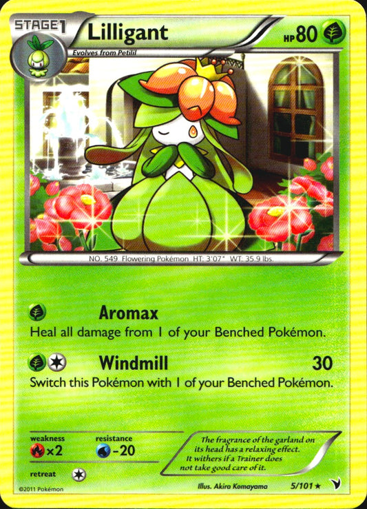 Lilligant 5/101 Rare Noble Victories Pokemon Near Mint