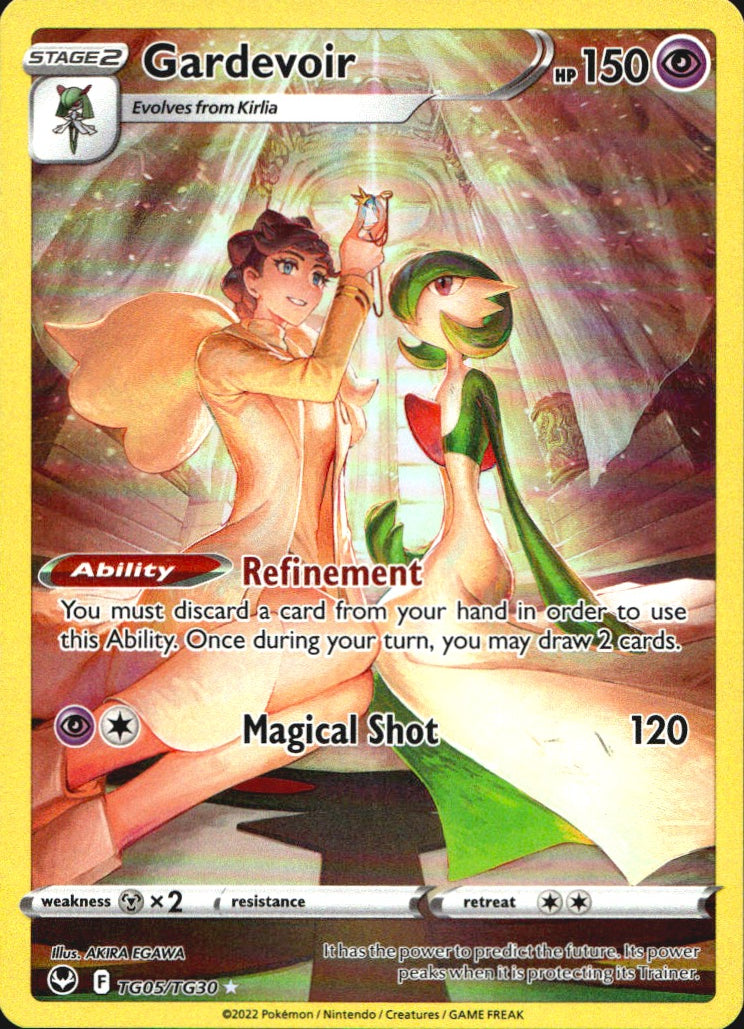 Gardevoir TG05/TG30 Holo Silver Tempest Trainer Gallery Pokemon NM