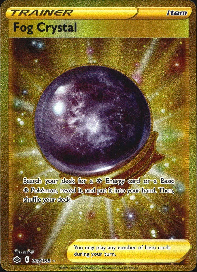 Fog Crystal 227/198 Secret Rare Chilling Reign Near Mint