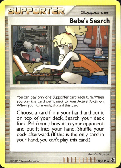 Bebe's Search 119/132 Uncommon Secret Wonders Pokemon Near Mint
