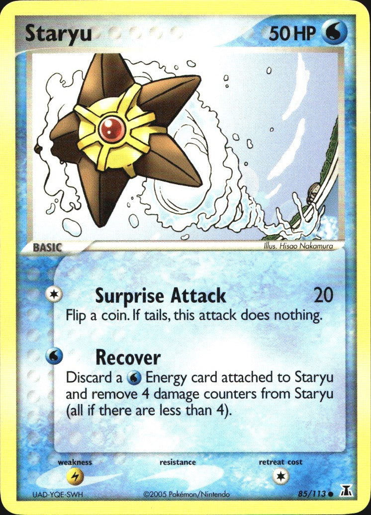 Staryu 85/113 Common Delta Species Pokemon Near Mint