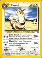 Furret 35/111 Uncommon Neo Genesis Pokemon Near Mint