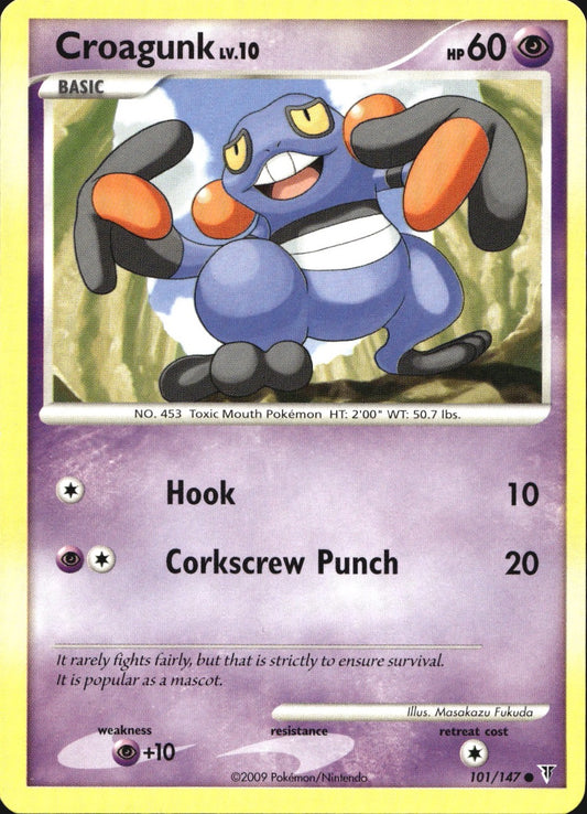 Croagunk 101/147 Common Supreme Victors Pokemon Near Mint