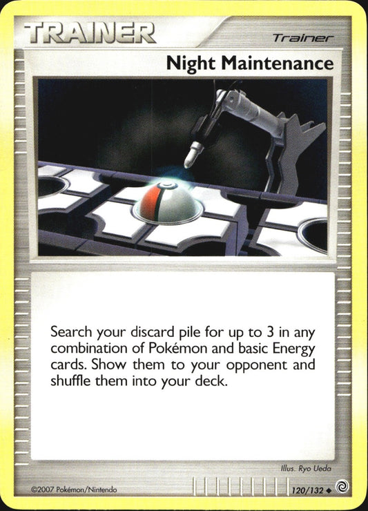 Night Maintenance 120/132 Uncommon Secret Wonders Pokemon Near Mint