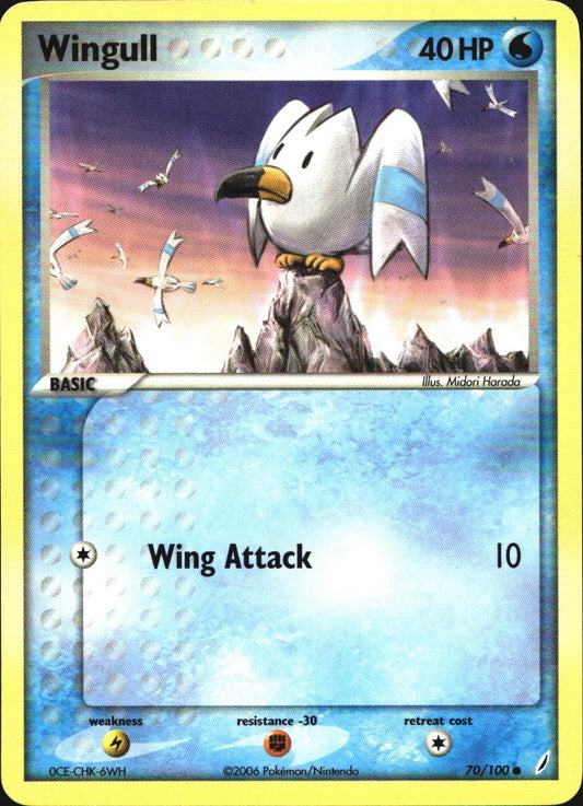 Wingull 70/100 Common Crystal Guardians Pokemon Near Mint