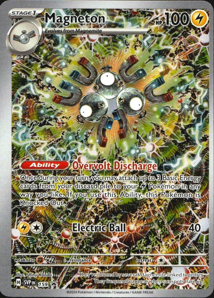 Magneton SVP159 Holo Scarlet & Violet Promo Pokemon NM