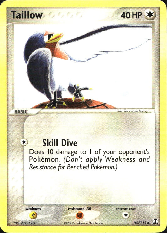 Taillow 86/113 Common Delta Species Pokemon Near Mint