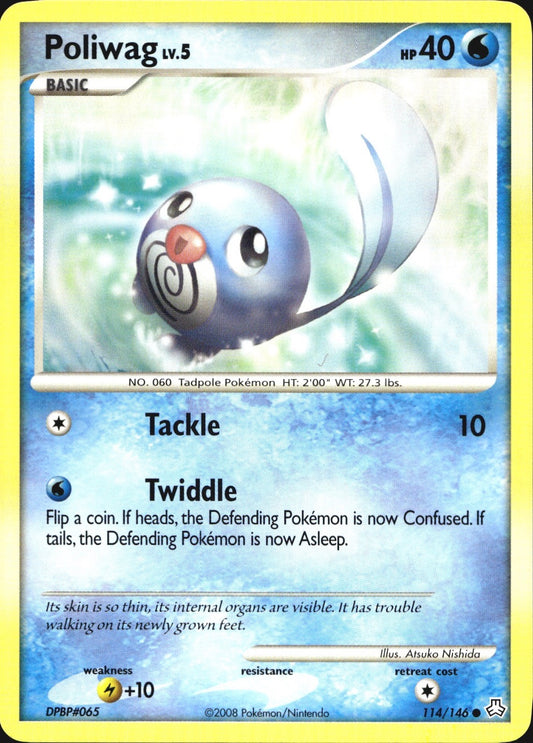 Poliwag 114/146 Common Legends Awakened Pokemon Near Mint