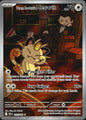 Team Rocket's Meowth 203/182 Illustration Rare Destined Rivals Pokemon Near Mint