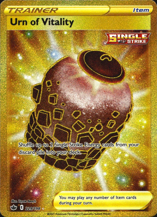 Urn of Vitality 229/198 Secret Rare Chilling Reign Near Mint