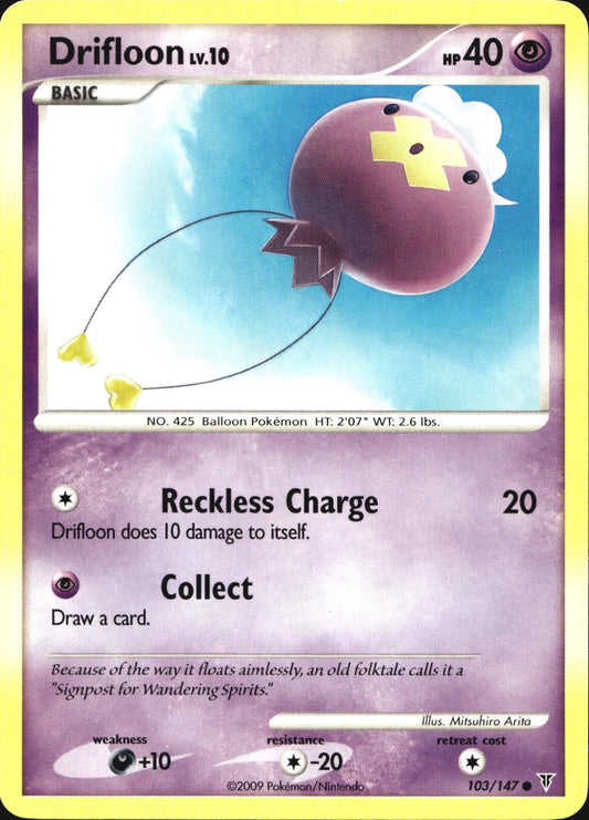 Drifloon 103/147 Common Supreme Victors Pokemon Near Mint