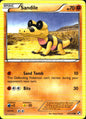Sandile 63/114 Common Black & White Pokemon Near Mint