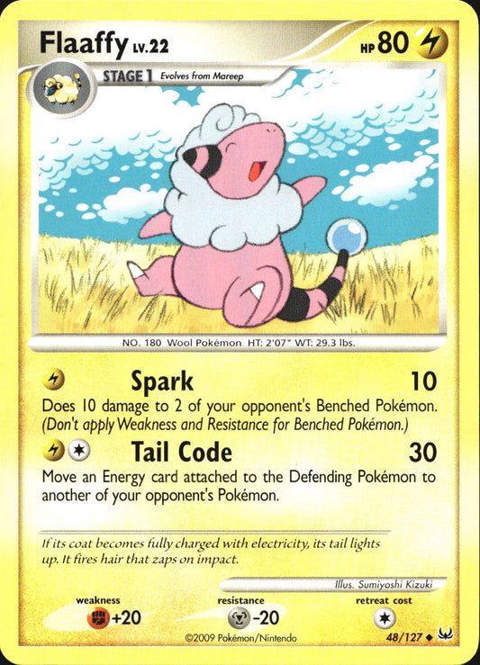 Flaaffy 48/127 Uncommon Platinum Pokemon Near Mint