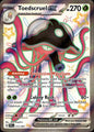 Toedscruel ex 213/091 Shiny Ultra Rare Paldean Fates Pokemon Near Mint
