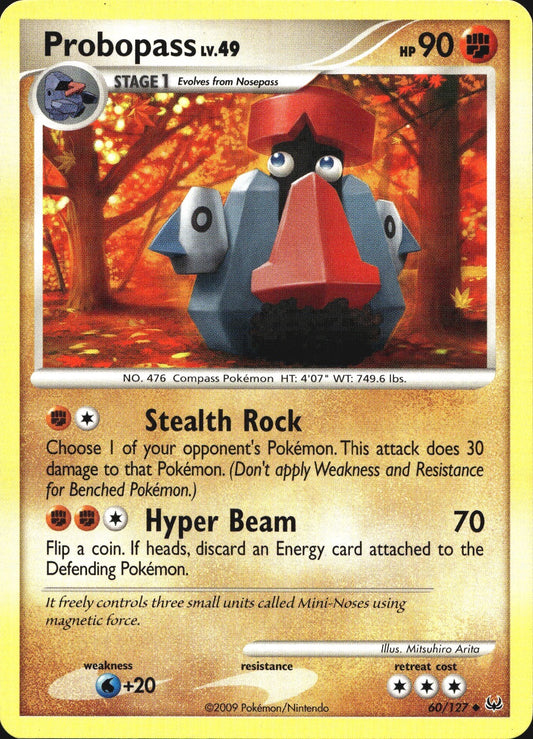 Probopass 60/127 Uncommon Platinum Pokemon Near Mint