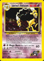 Sabrina's Alakazam 16/132 Holo Rare Gym Challenge Pokemon Heavily Played