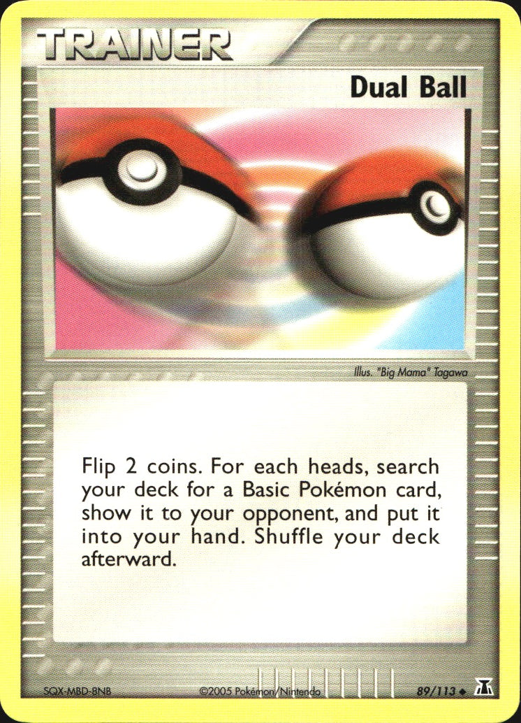Dual Ball 89/113 Uncommon Delta Species Pokemon Near Mint