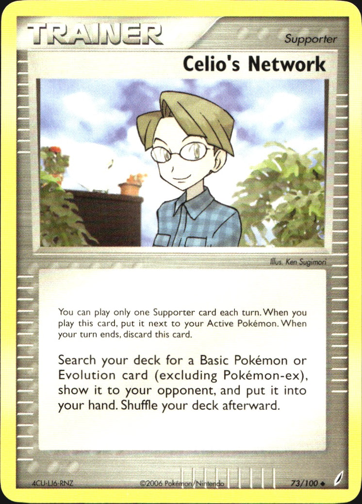 Celio's Network 73/100 Uncommon Crystal Guardians Pokemon Near Mint