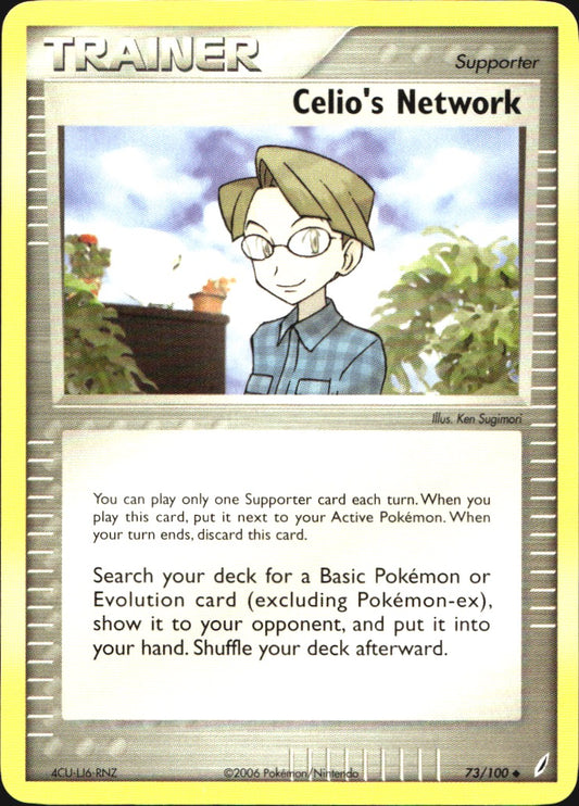 Celio's Network 73/100 Uncommon Crystal Guardians Pokemon Near Mint