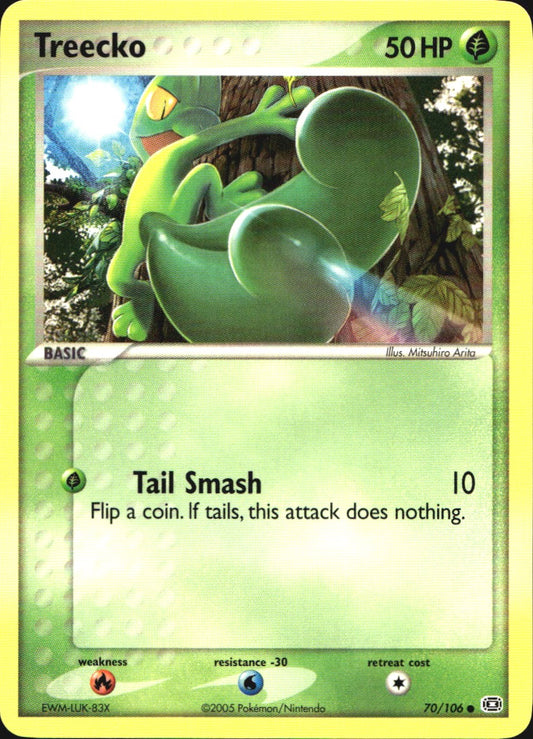 Treecko 70/106 Common Emerald Pokemon Near Mint