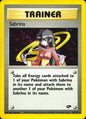 Sabrina 20/132 Holo Rare Gym Challenge Pokemon Moderately Played